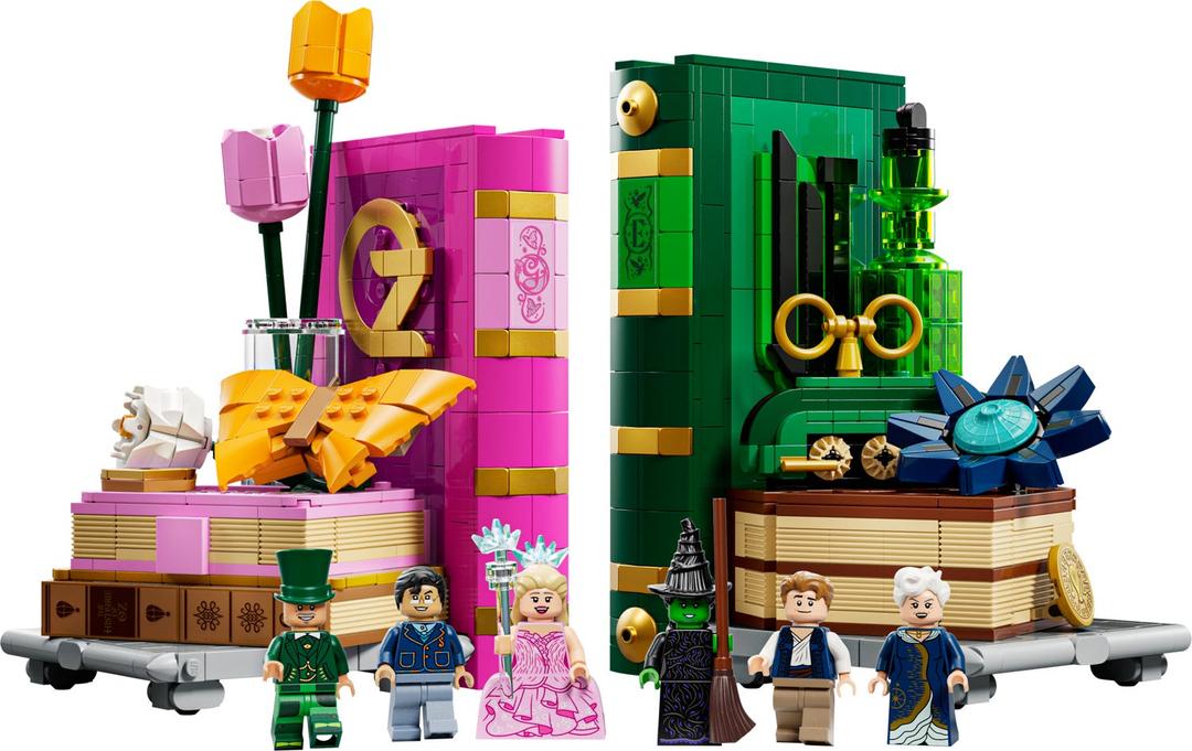 글린다와 엘파바 책꽂이 75691 | Wicked | LEGO® Shop KR