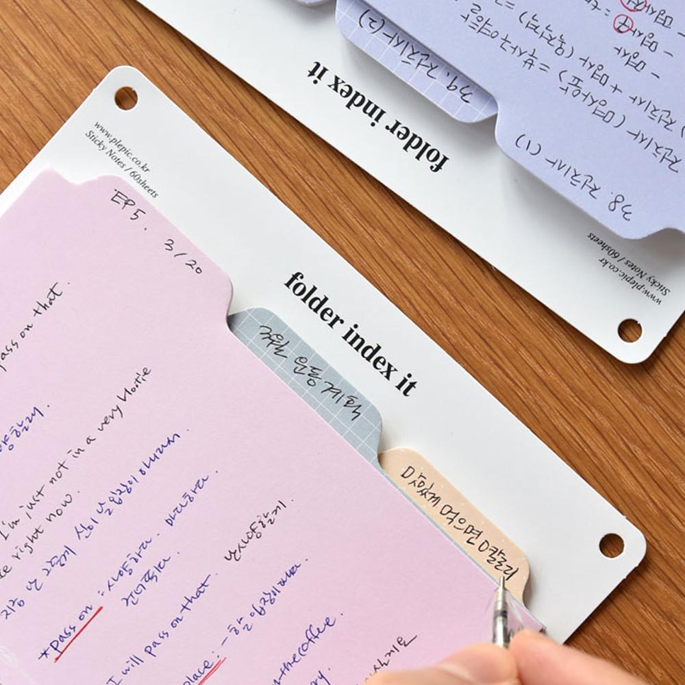 라지사이즈 메모지 메모잇 점착메모지 체크리스트 접착 메모장 포스트잇 포스트잍 인덱스잇