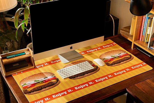 Buger 데스크매트 / 100% 국내 자체제작 감성 대형 마우스패드