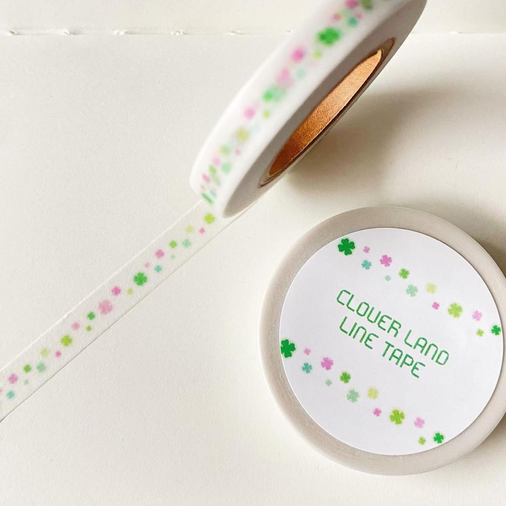 [마스킹테이프] 클로버 랜드 라인테이프