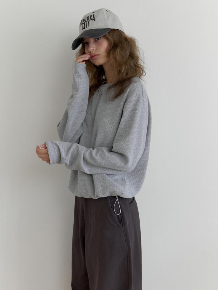 Bube waffle t-shirt (gray)