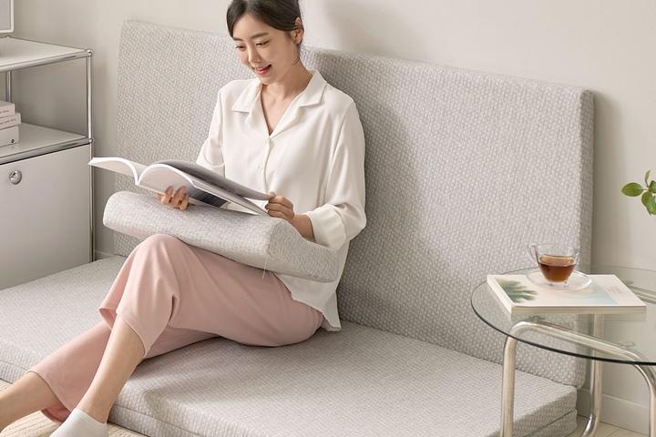 스테이 오가닉 고분자 에어코일 단단한 3단 접이식 침대 매트리스 토퍼