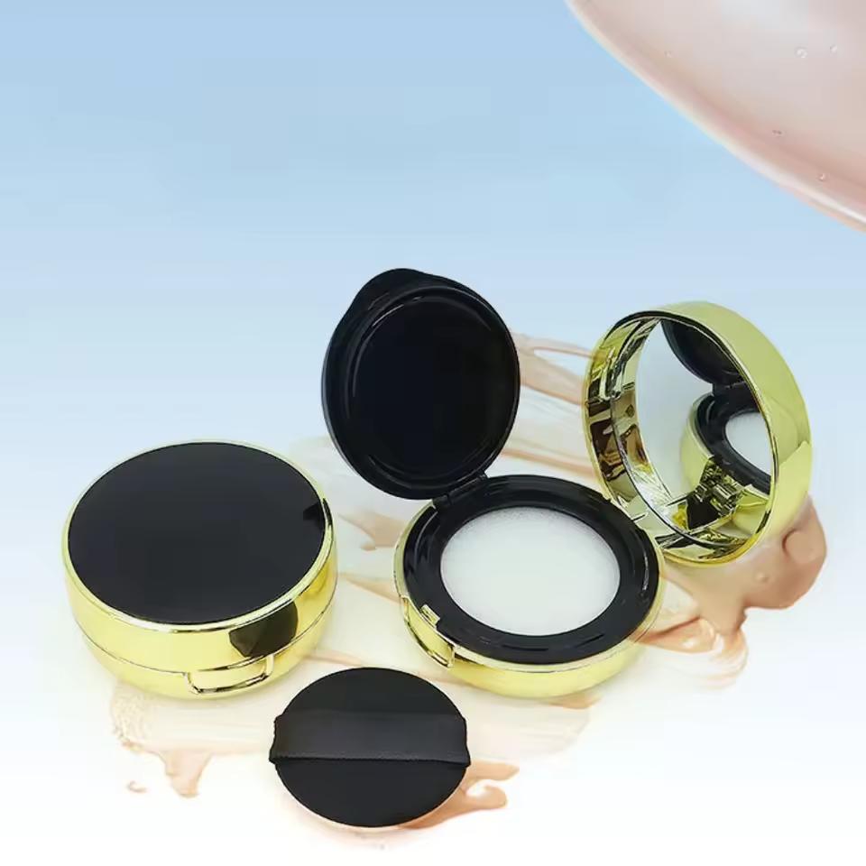 미니 에어 쿠션 DIY 상자 빈 퍼프 관 거울 BB 크림 화장품 용기 스폰지 파운데이션 메이크업 케이스 스킨 케어