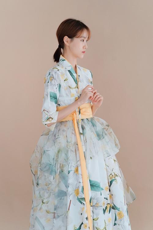 호접란 철릭원피스