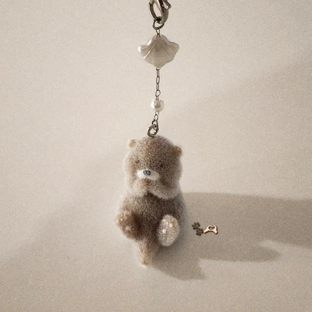 [수능선물🍀] 호기심 가득한 수달 후로킹키링 가방키링 인형키링 행운키링 핸드폰고리 핸드폰줄 우정템 커플템 핸드폰키링 에어팟키링 폰꾸 백꾸 다이어리키링 친구선물 여자친구선물
