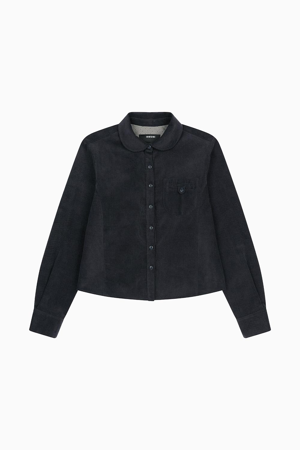 CORDUROY POCKET SHIRT, NAVY