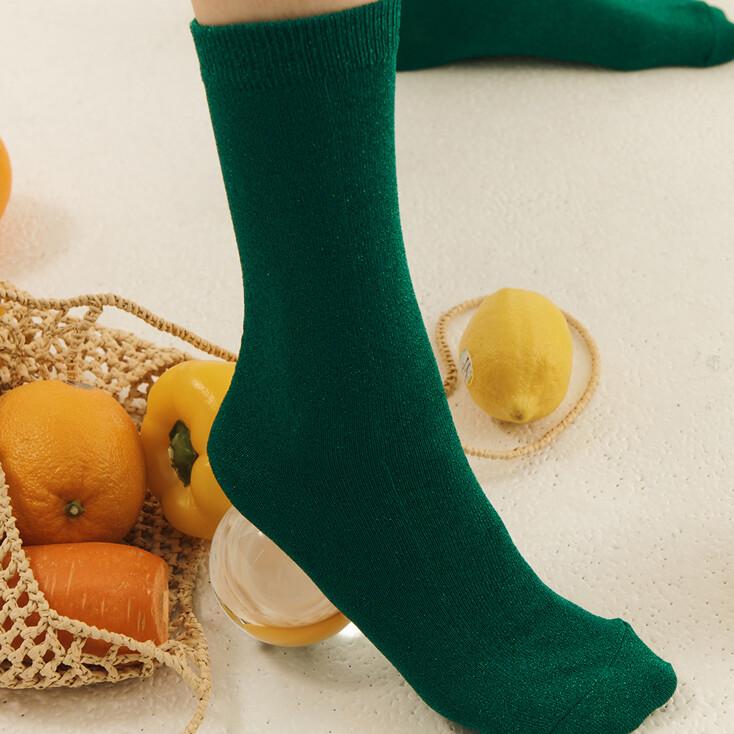 Glitter Socks Green