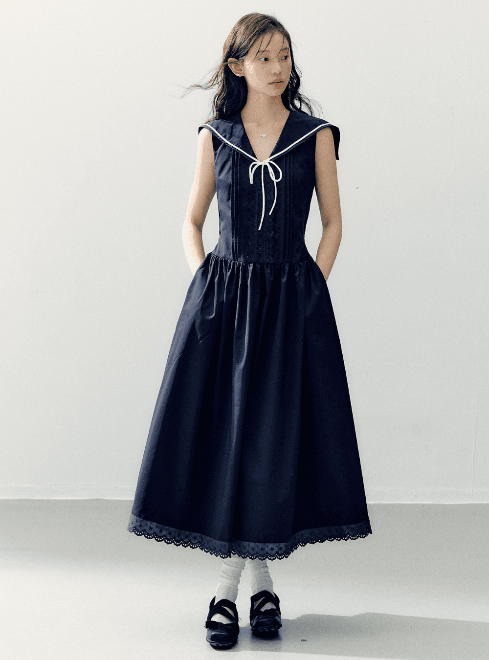 Deep Navy Poem Dress