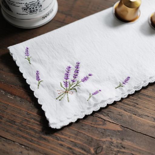 [이니셜각인]향기로워 라벤더 손수건(기본손수건당일발송)