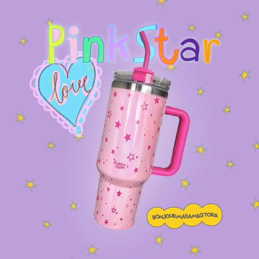 핑크스타 텀블러 손잡이 대용량텀블러 1200ml