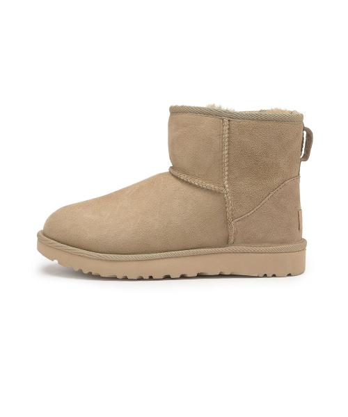 [리패키지] UGG 오버로크 스티치 미니 부츠 (클래식 미니 ll) W - 머스터드 씨 / 1016222MDSD