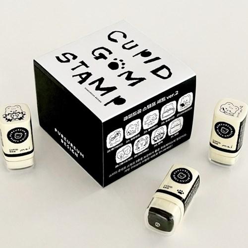 [무료배송][단독선오픈] 큐피드곰 스탬프 세트 ver.2