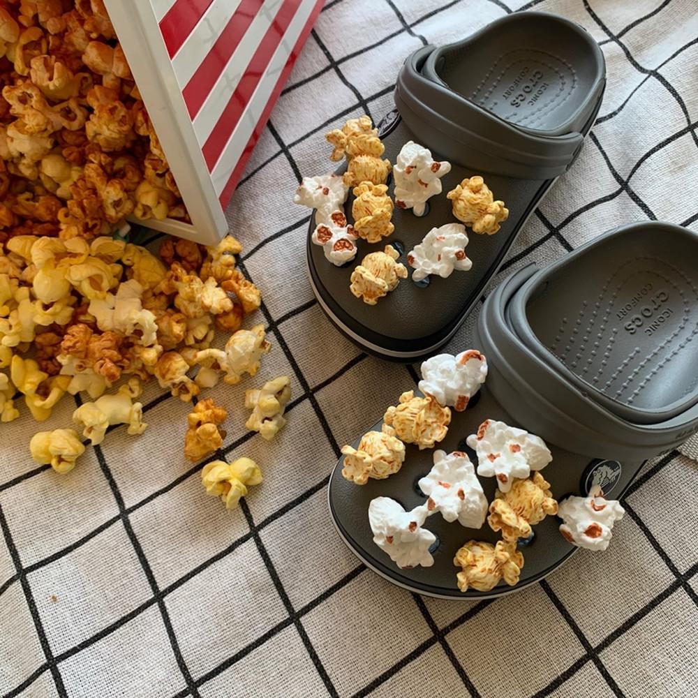 [무료배송] 팝콘 세트 18pcs / 크록스 지비츠 악세사리 장식 신발 꾸미기 파츠