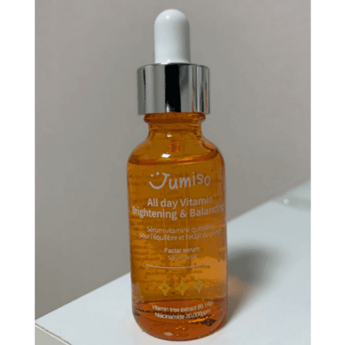 주미소 올데이 비타민 브라이트닝 앤 밸런싱 페이셜세럼 30ml ++ 비건앰플 워터제형 플로럴향 비타민세럼, 30ml, 1개 - 여성스킨케어 | 쿠팡