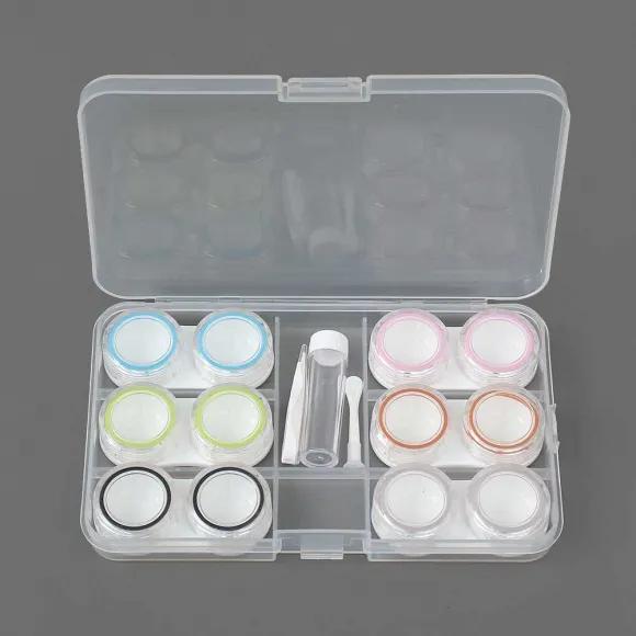 편안한 투명 렌즈케이스 6p세트