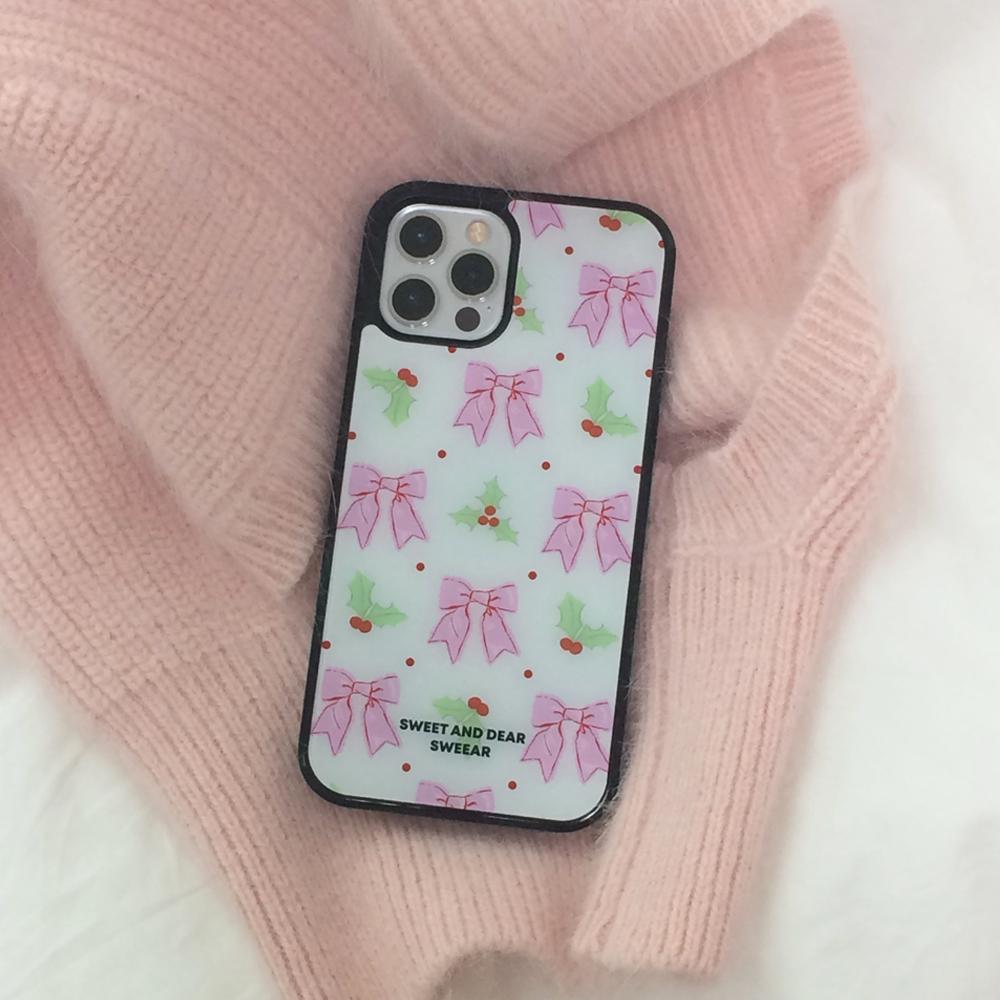 HOLIDAY RIBBON GLASS CASE (일반/맥세이프)