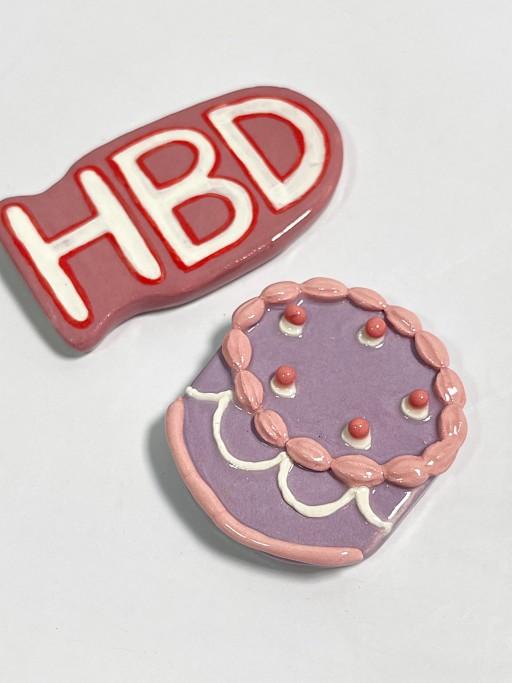 🎂핸드메이드 도자기 마그넷 set-6🍰