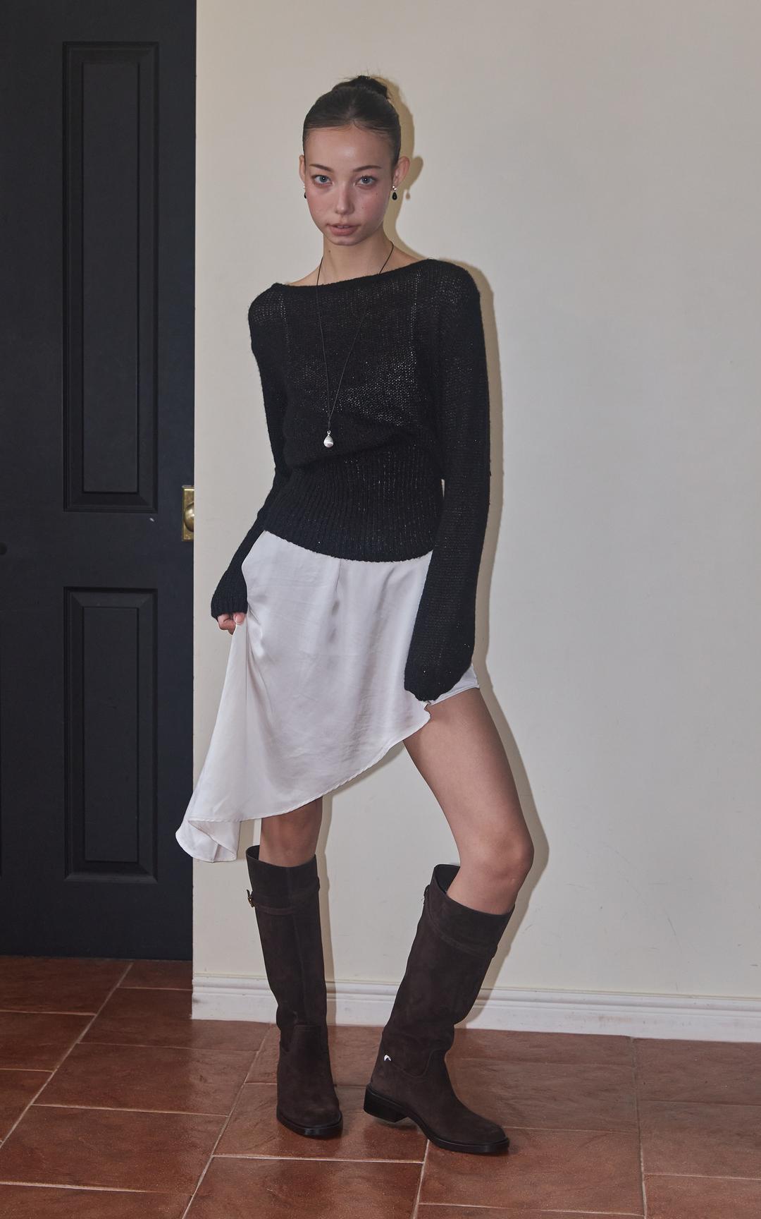 글로우 니트_블랙