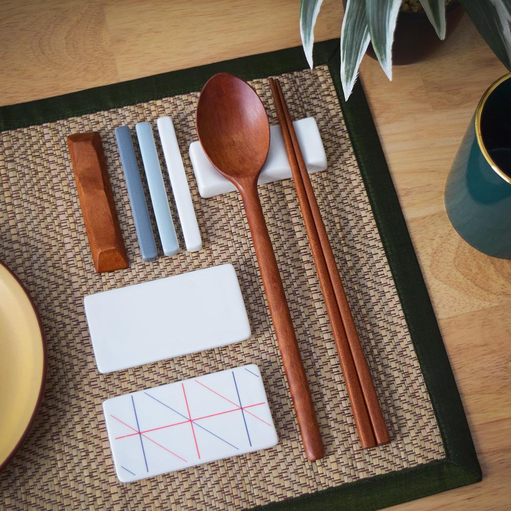 도자기 / 우드 수저받침 모음 (디자인 선택) 숟가락 젓가락 받침