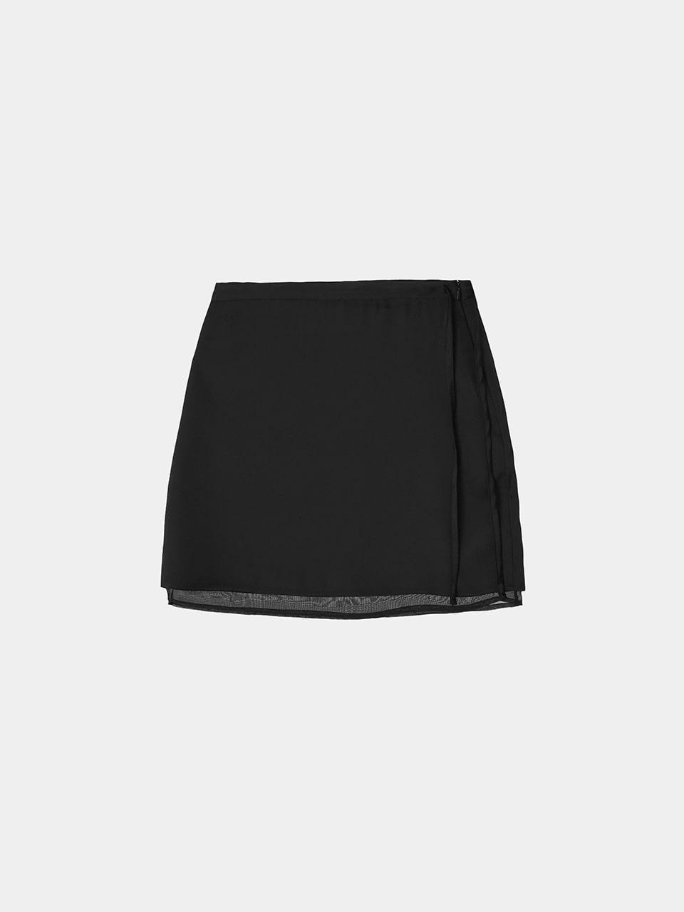 [3차] Cake mini skirt (black)