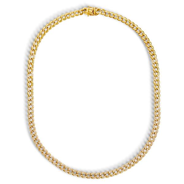 Baby Link Diamond Necklace