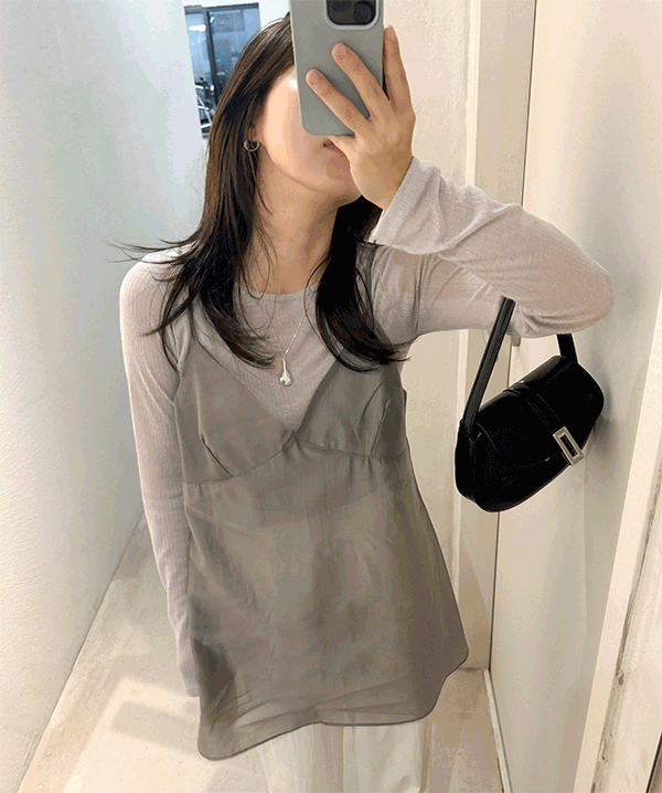 [7일동안5%SALE] 이든 오간자 레이어드 원피스 (4colors)