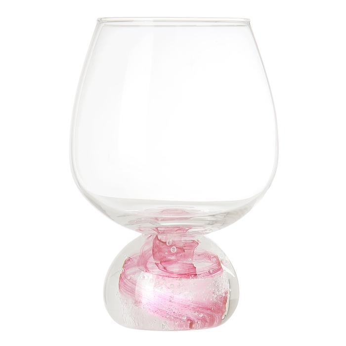 Water Glass - Deep Pink