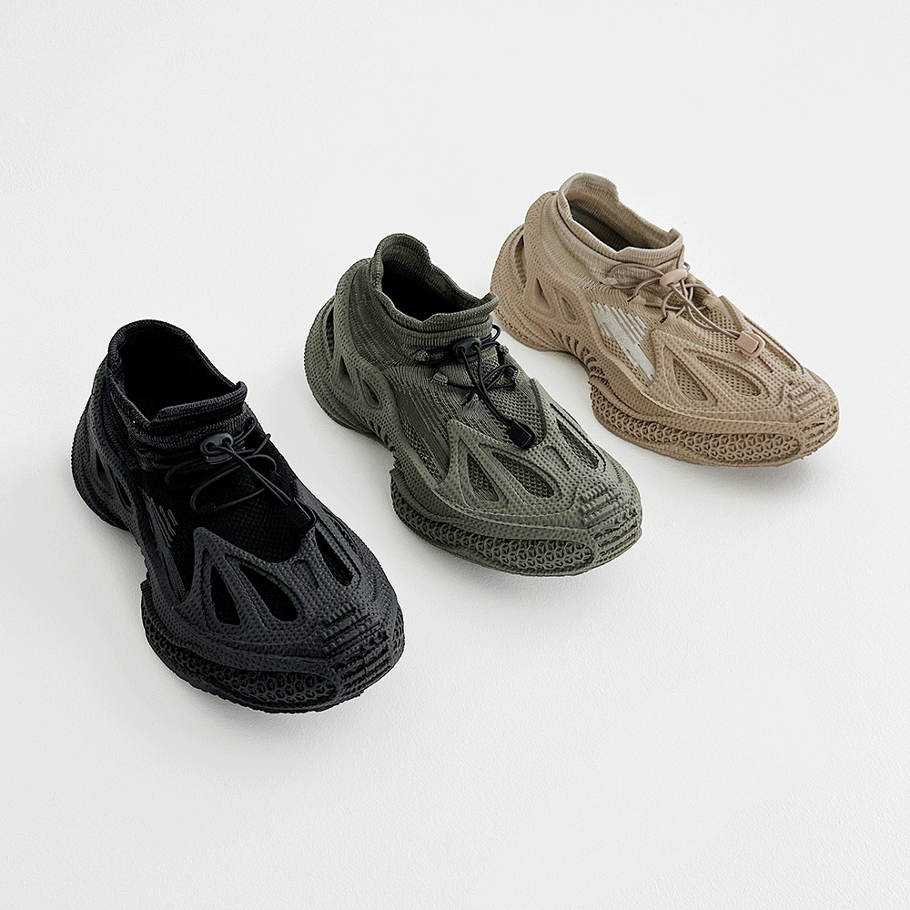 [1+1] DP 스트리트 발목 밴드 니트 스트링 발편한 런닝화