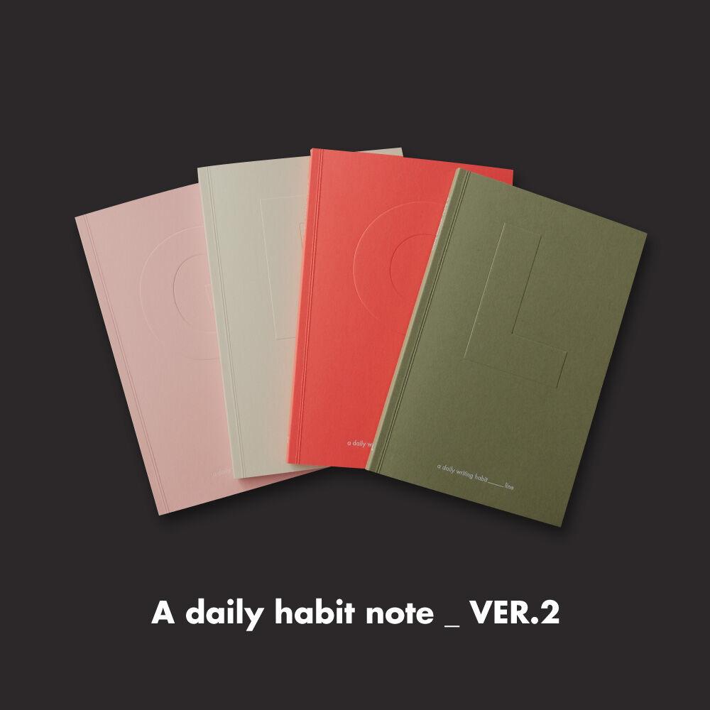 [B급 할인제품] A daily habit note_VER.2