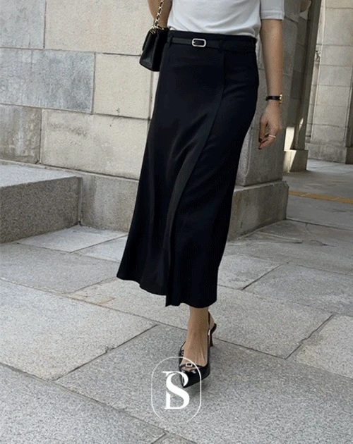 사심 슬릿 스커트 [주문대폭주]