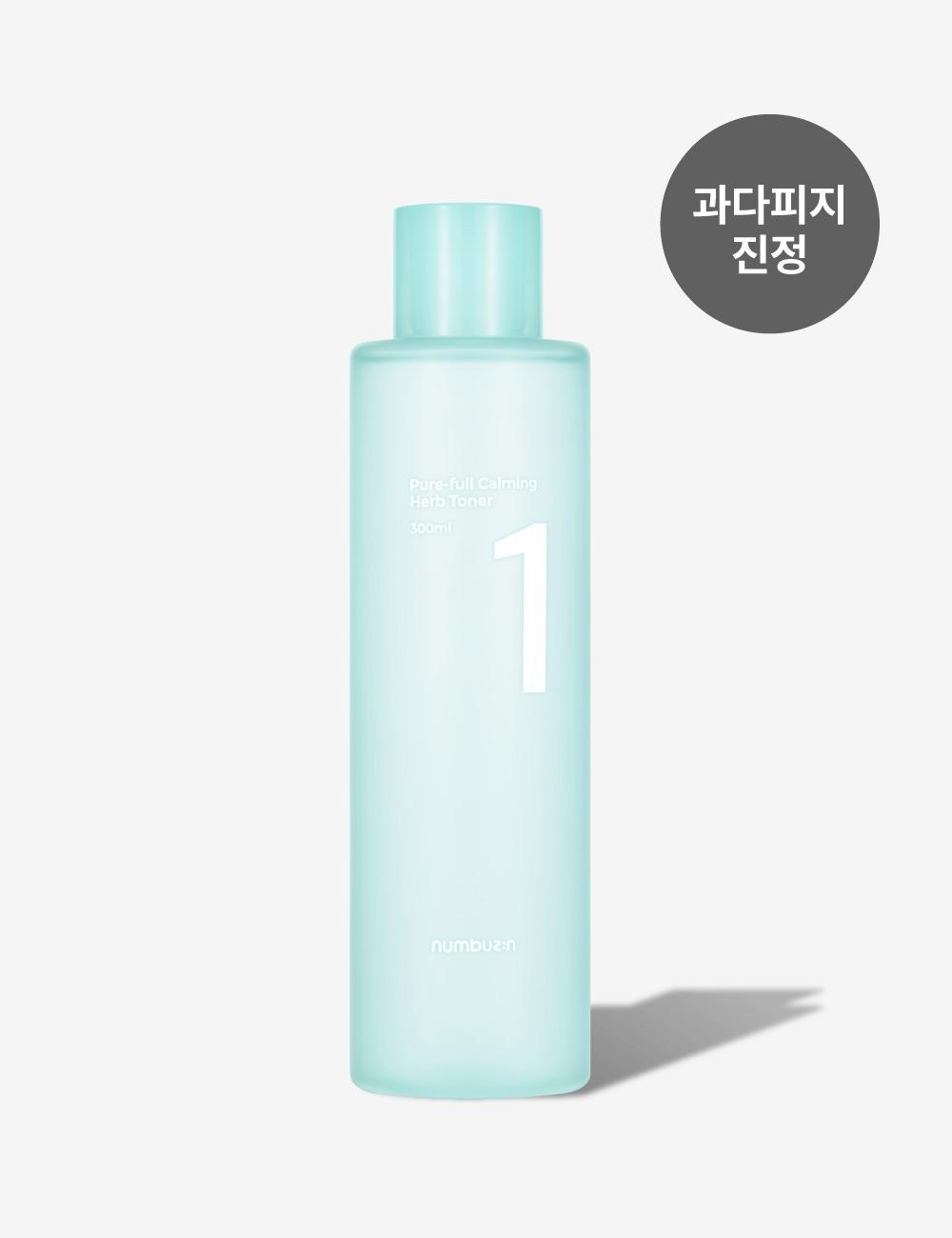 1번 진정 맑게담은 청초토너 300ml (+1번 패드 10매 증정)