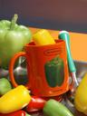 수심 Orange Retro Mug 오렌지 피망 머그 레트로 유니크 컵 잔 힙한 감성
