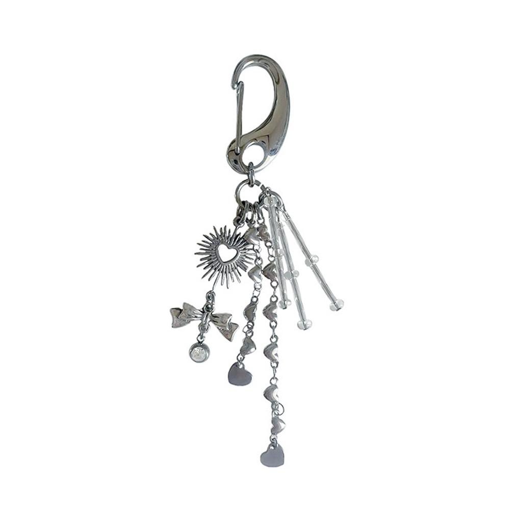 Heart Clear Keyring