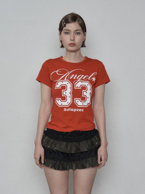 33 ANGEL TOP / RED