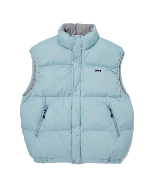 PUZZLE PUFFER VEST (L.BLUE)