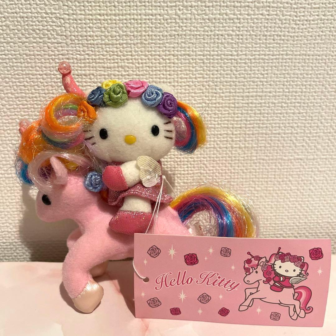 ハローキティ ユニコーン ウイングピース　マスコット　キティ　サンリオ　希少 ハローキティ ユニコーン キティ ウイングピース マスコット サンリオ