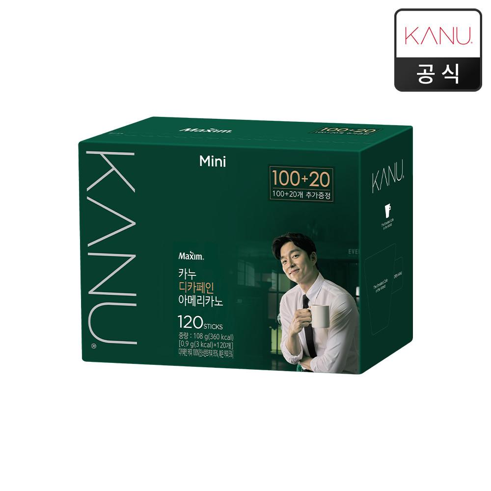 카누 미니 디카페인 아메리카노 120개입 (100+20)