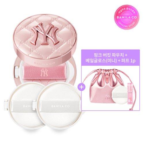 [바닐라코xMLB] 화이트 쿠션 PINK EDITION (케이스+리필2개) SET