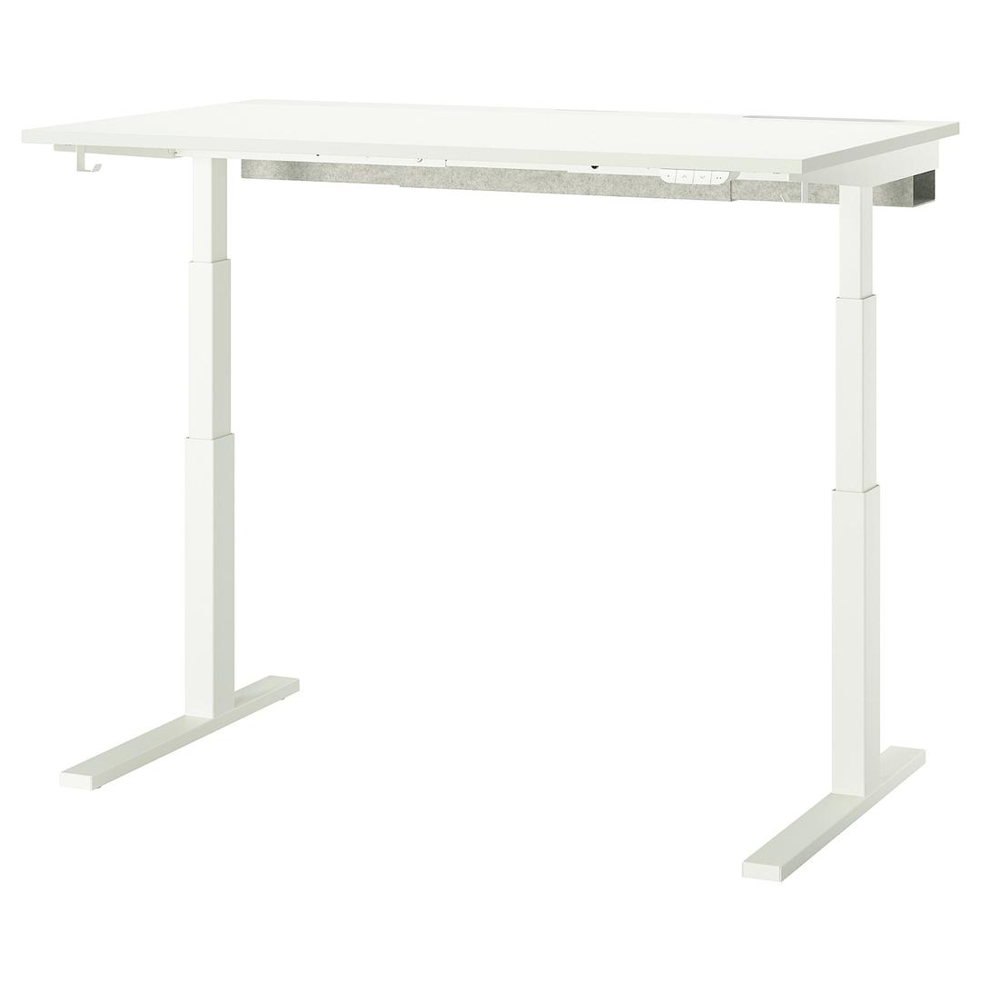 MITTZON 밋손 높이조절책상 - 전기 화이트 140x80 cm