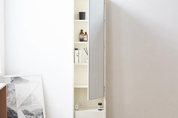 루나 전신거울 수납 화장대 3colors