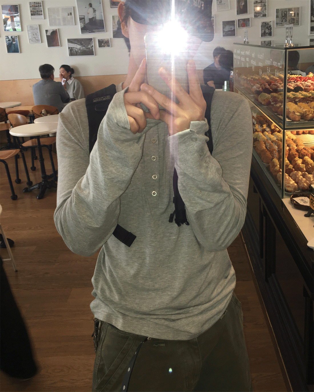 레이딤 헨리넥 롱슬리브 3C
