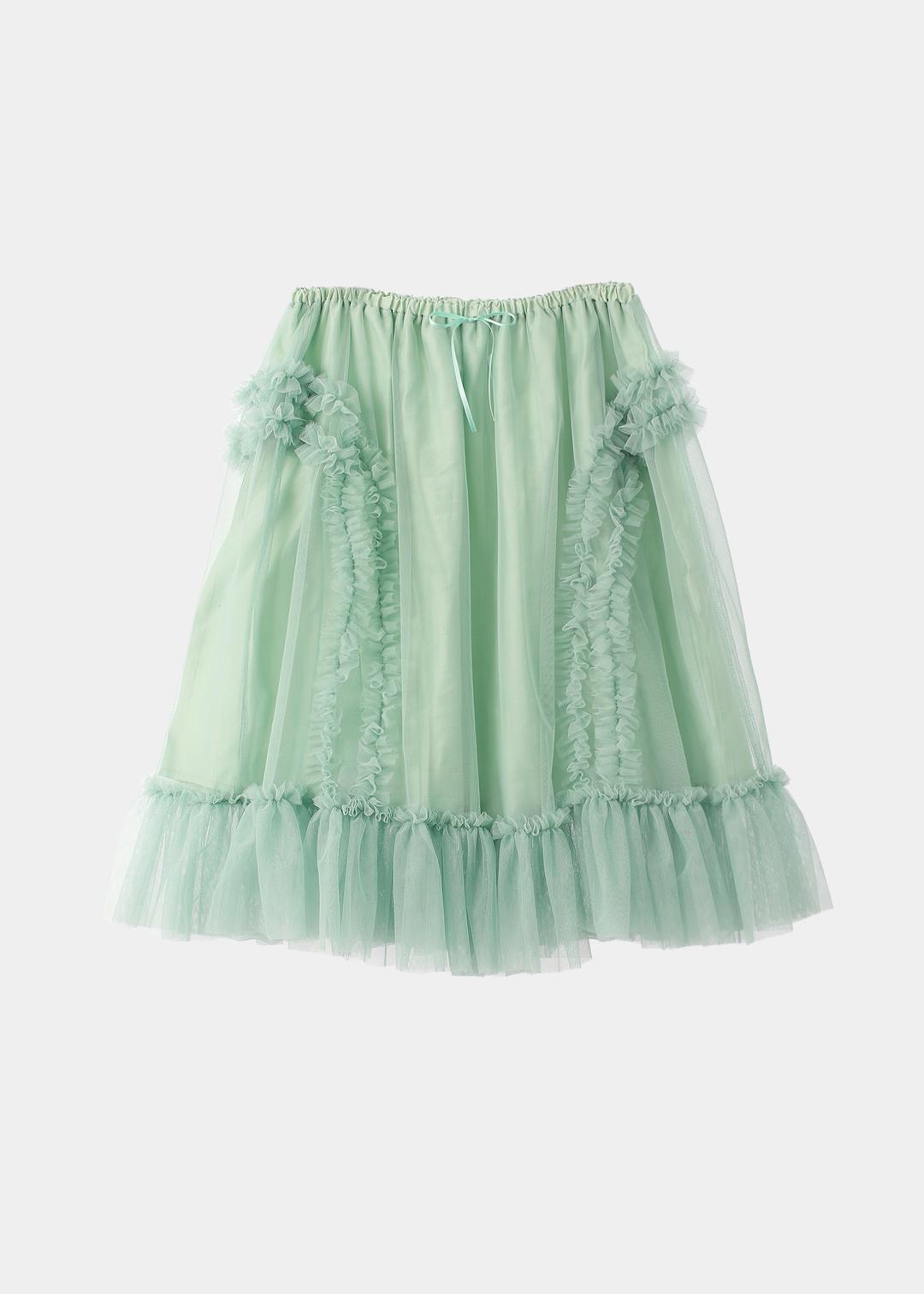 BANDING RUFFLE SHA SKIRT - MINT
