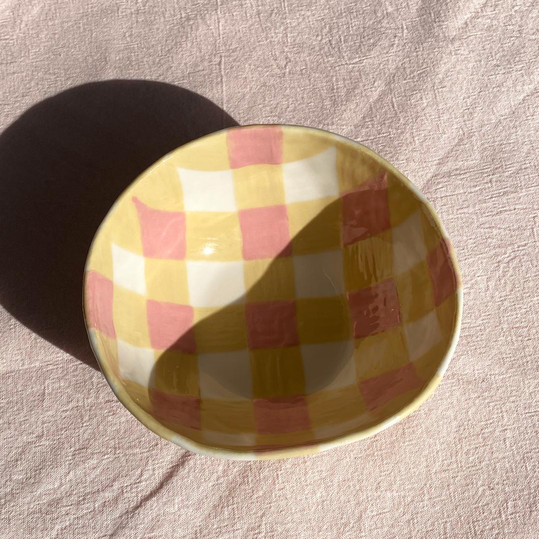 Gingham Bowl