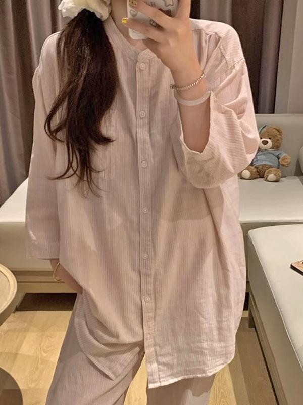마지스트라이프 긴팔 상하세트 파자마 잠옷