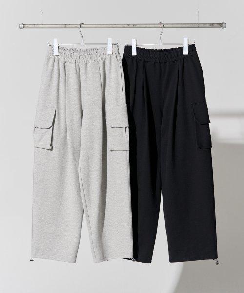 Cargo String One Tuck Sweat Pants [2 Colors]
