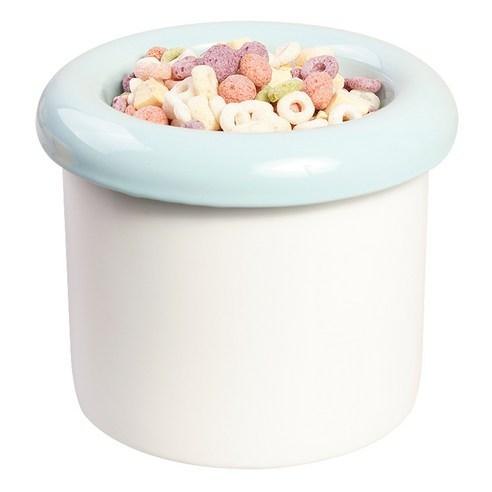보울보울 중소형견 고양이 밥그릇 헬로 도넛볼 3종 세트 국산 15cm, 스카이블루, 1세트 - 식탁 | 쿠팡