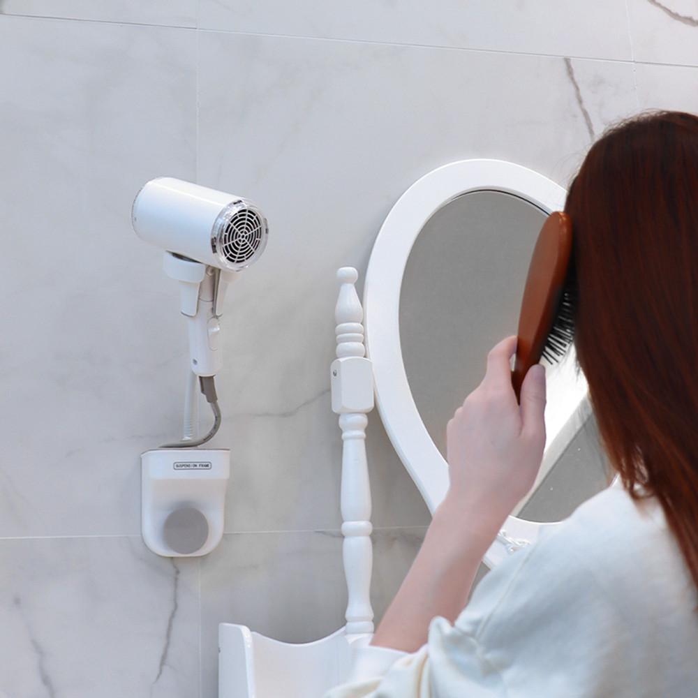 생활엔탁 무타공 멀티 드라이기 거치대 1개+1개 : 생활엔탁