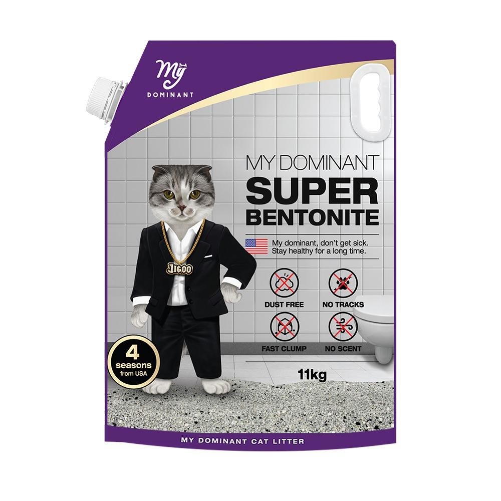 [100% 환불보장]마이도미넌트 벤토나이트 퍼플(지구) 11kg 고양이모래