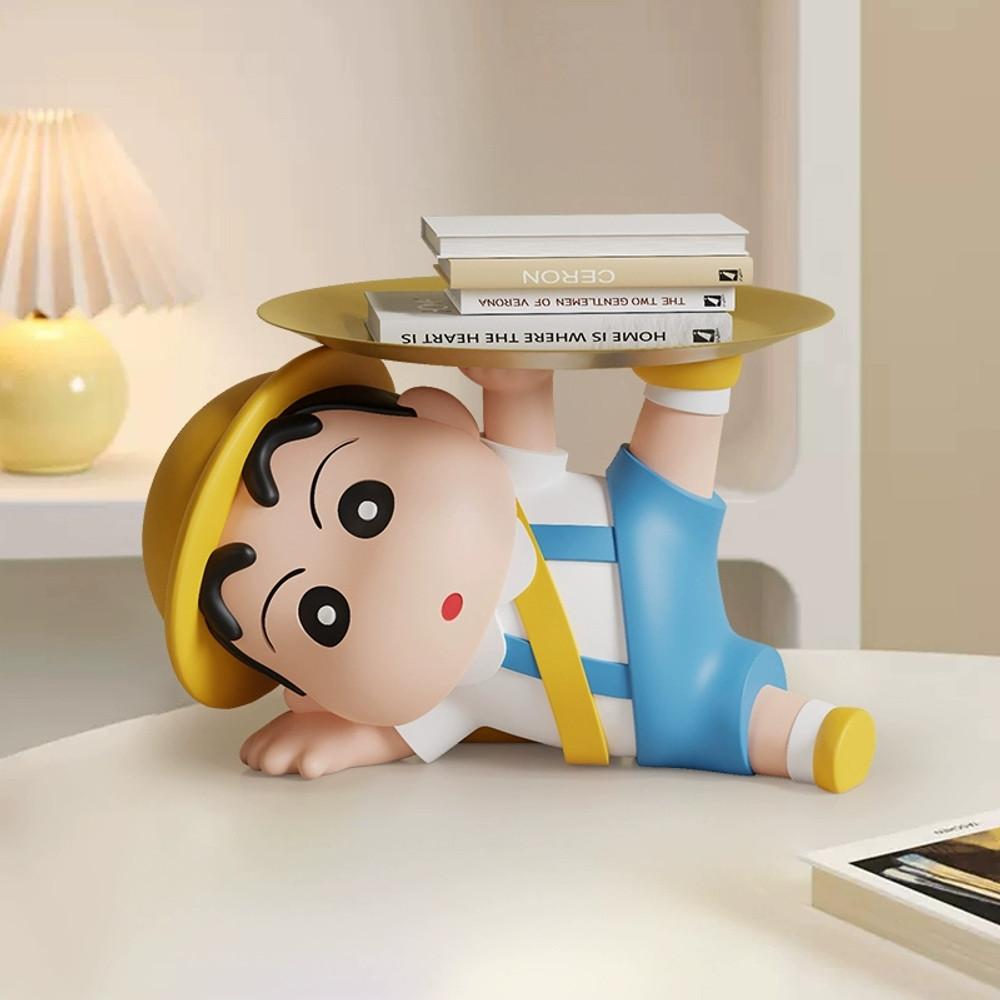 귀여운 유치원 짱구 소품 트레이 현관 차키 악세사리 거치대