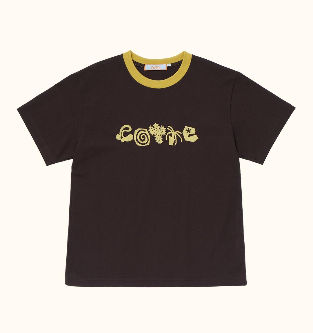 Doodle Garden T-Shirt(BROWN)